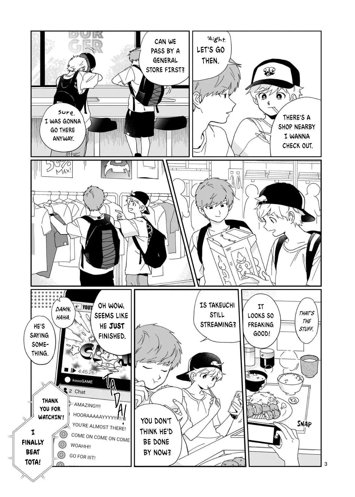 Yuru~ku Ganbare! Nakamura-kun!! "Game haishin" Chapter 1 page 3