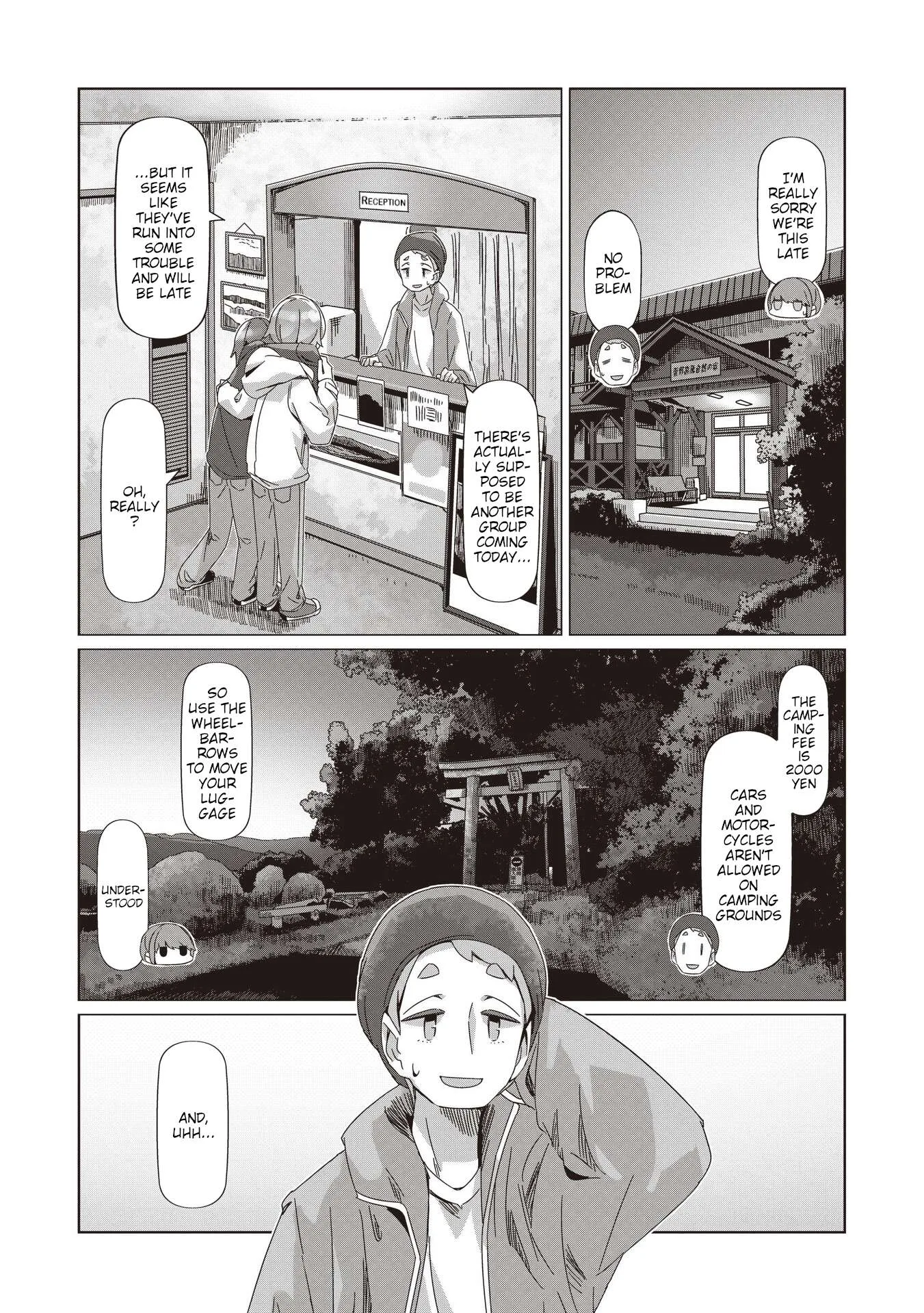 Yurucamp Chapter 107 page 1