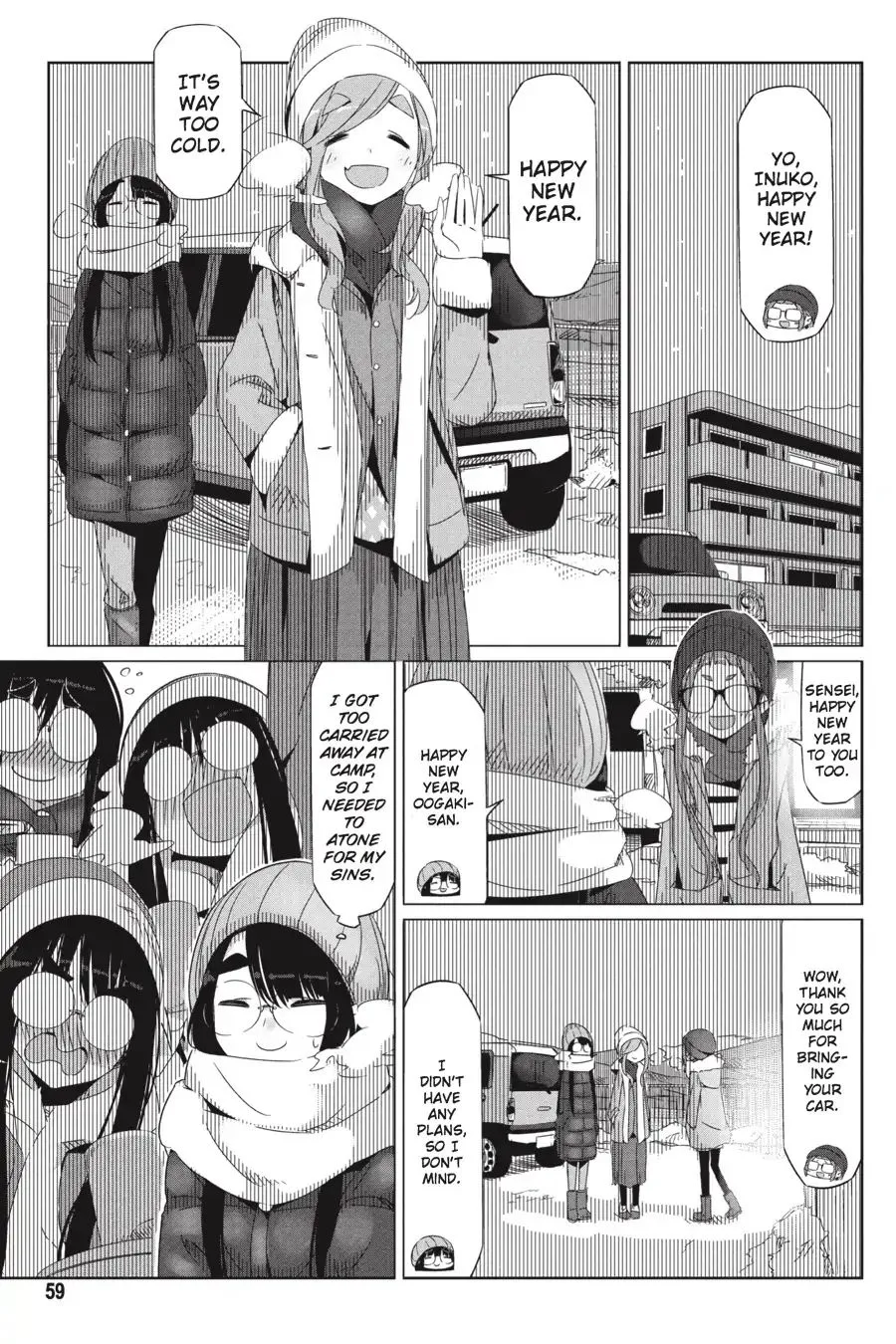Yurucamp Chapter 26 page 1