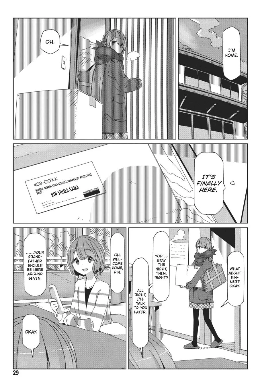 Yurucamp Chapter 42 page 1