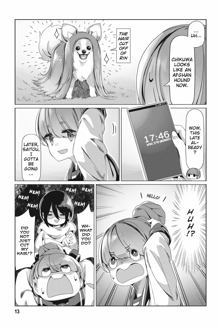 Yurucamp Chapter 88 page 14