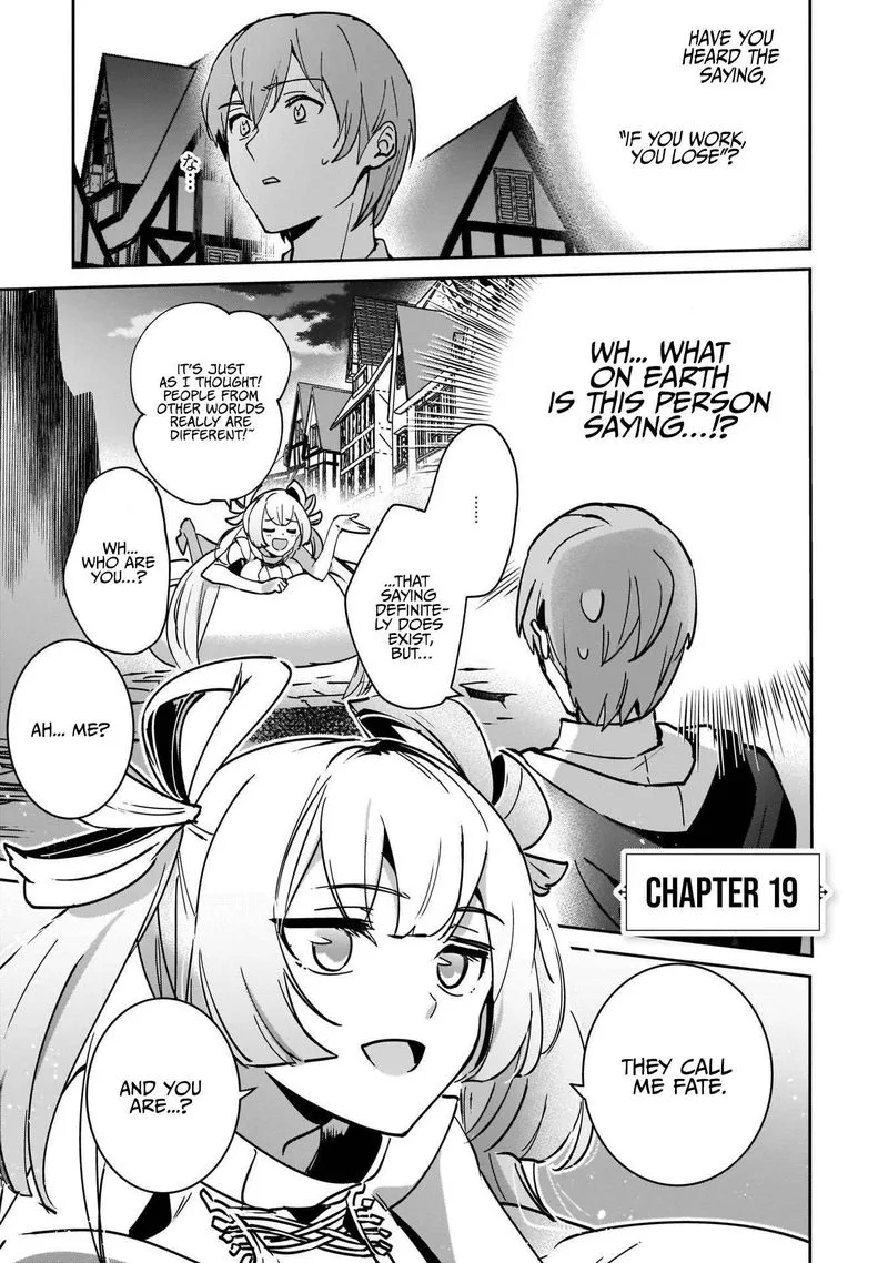 Yuusha Shoukan ni Makikomareta kedo, Isekai wa Heiwa deshita Chapter 19 page 1