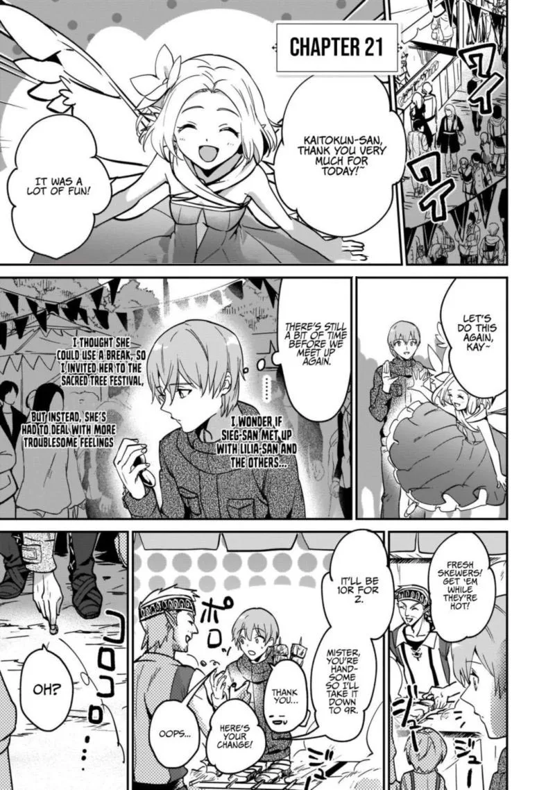 Yuusha Shoukan ni Makikomareta kedo, Isekai wa Heiwa deshita Chapter 21 page 1