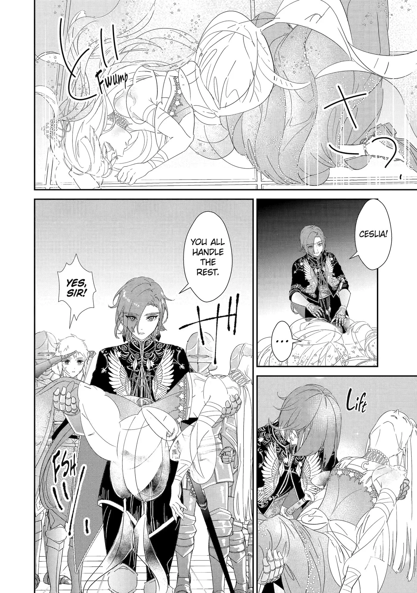Zako Hime-sama wa Ikinobitai!: Shokei no Kiki wa, Hime Play de Norikirimasu Chapter 0.2 page 38