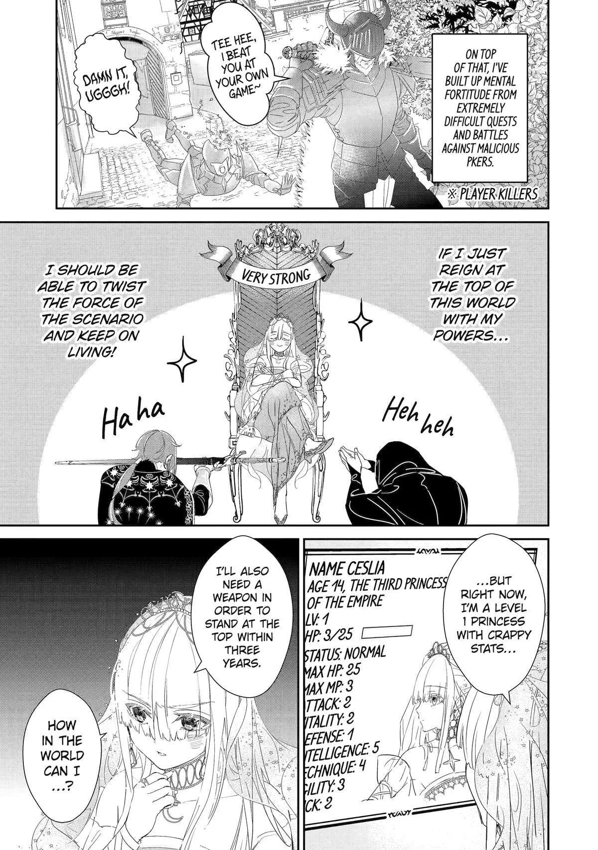 Zako Hime-sama wa Ikinobitai!: Shokei no Kiki wa, Hime Play de Norikirimasu Chapter 0 page 24