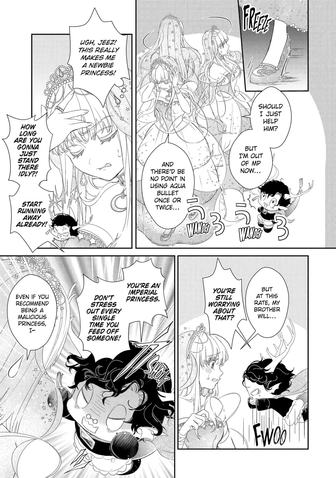 Zako Hime-sama wa Ikinobitai!: Shokei no Kiki wa, Hime Play de Norikirimasu Chapter 6.3 page 3