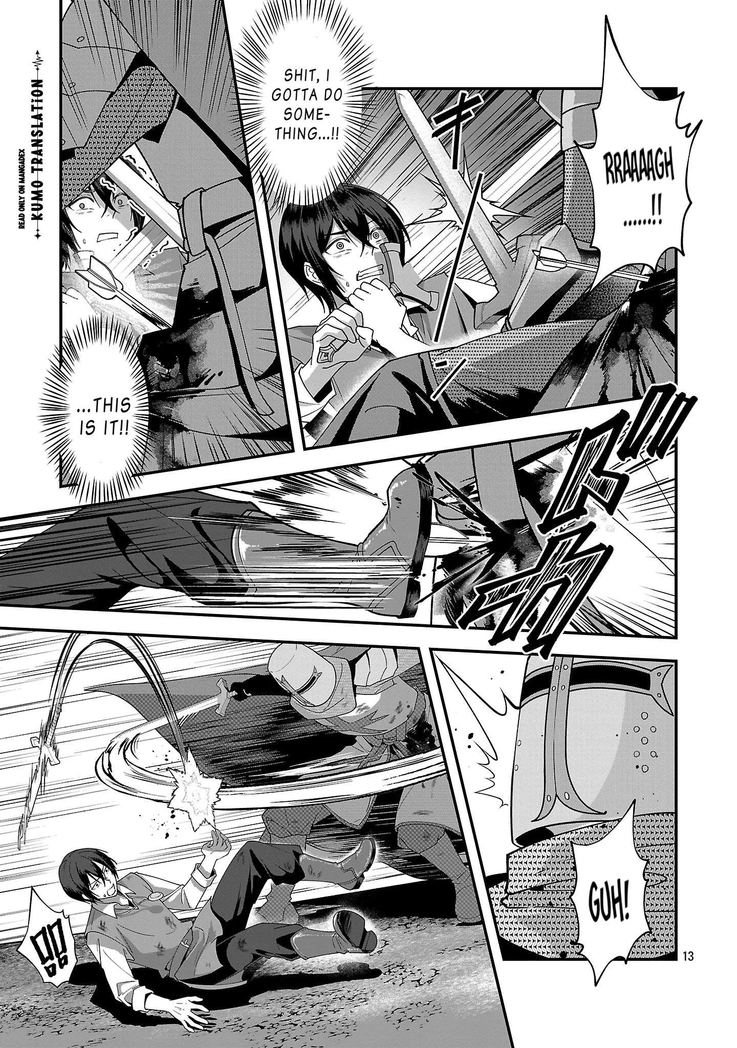 Zenin Kakugo Gangimari na Eroge no Jakyouto Mob ni Tenseishite Shimatta Ken Chapter 3 page 14