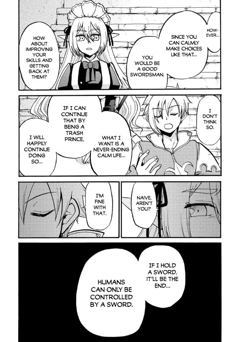 Zense wa Kentei. Konjou Kuzu Ouji Chapter 2 page 13
