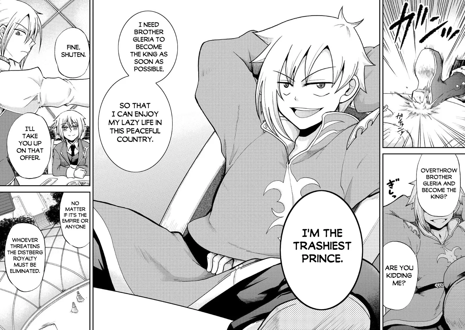 Zense wa Kentei. Konjou Kuzu Ouji Chapter 27 page 29