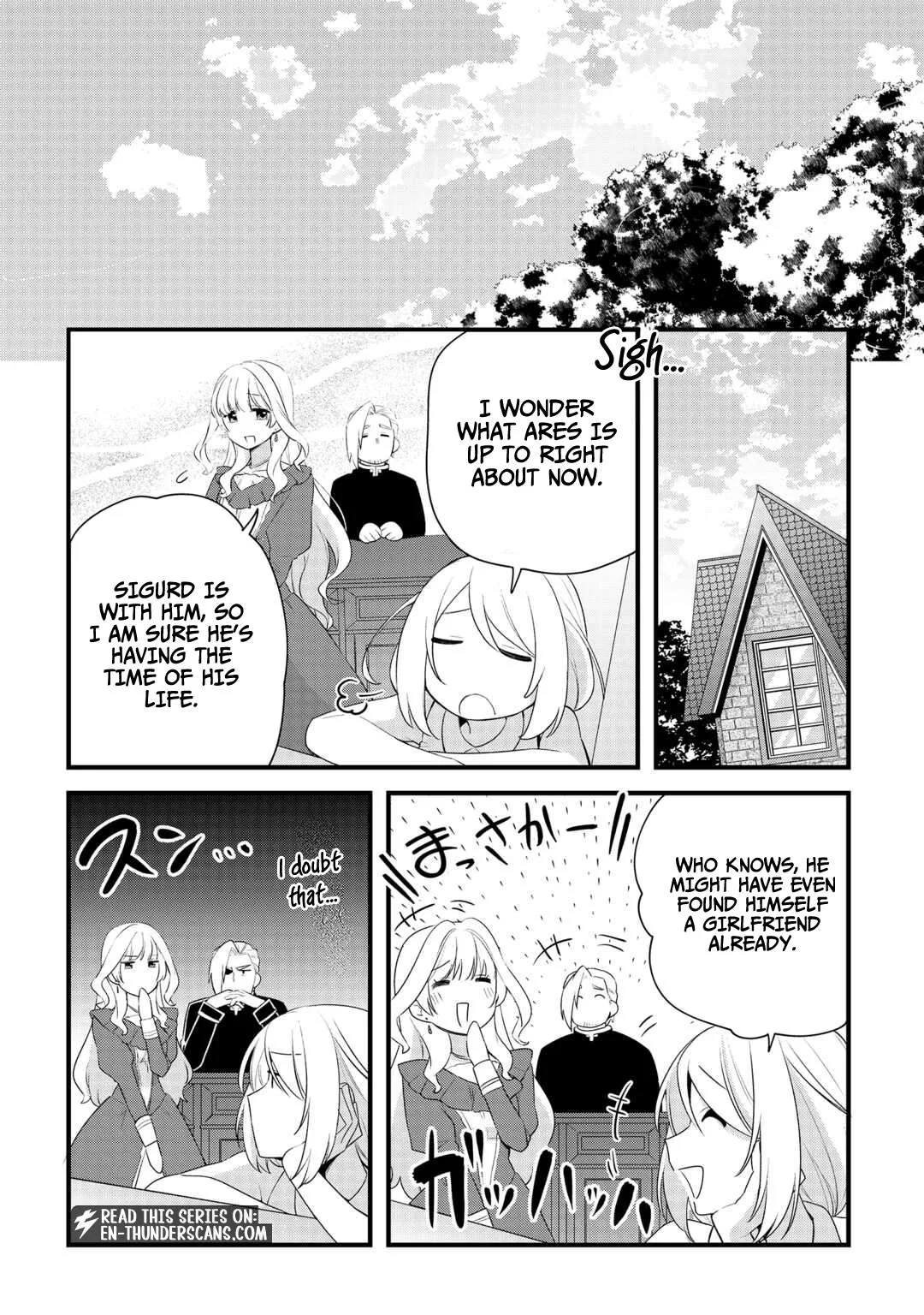 Zensei de Kazoku ni Megumarenakatta Ore, Konyo de wa Yasashi Kazoku ni Kakomareru Chapter 17 page 17