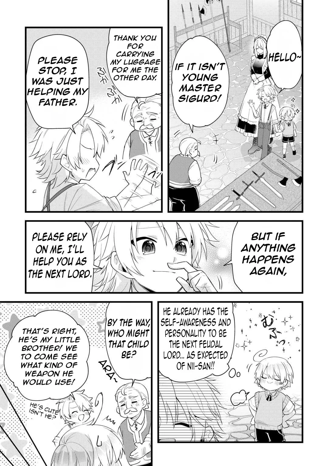 Zensei de Kazoku ni Megumarenakatta Ore, Konyo de wa Yasashi Kazoku ni Kakomareru Chapter 3 page 12