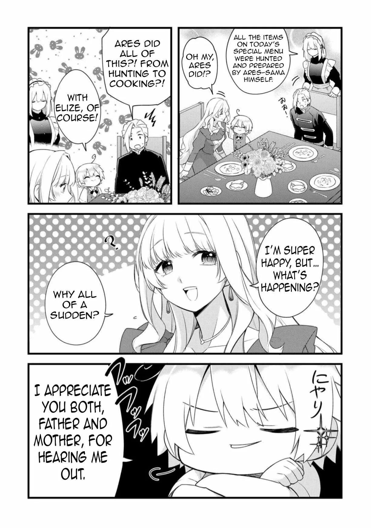 Zensei de Kazoku ni Megumarenakatta Ore, Konyo de wa Yasashi Kazoku ni Kakomareru Chapter 7 page 28