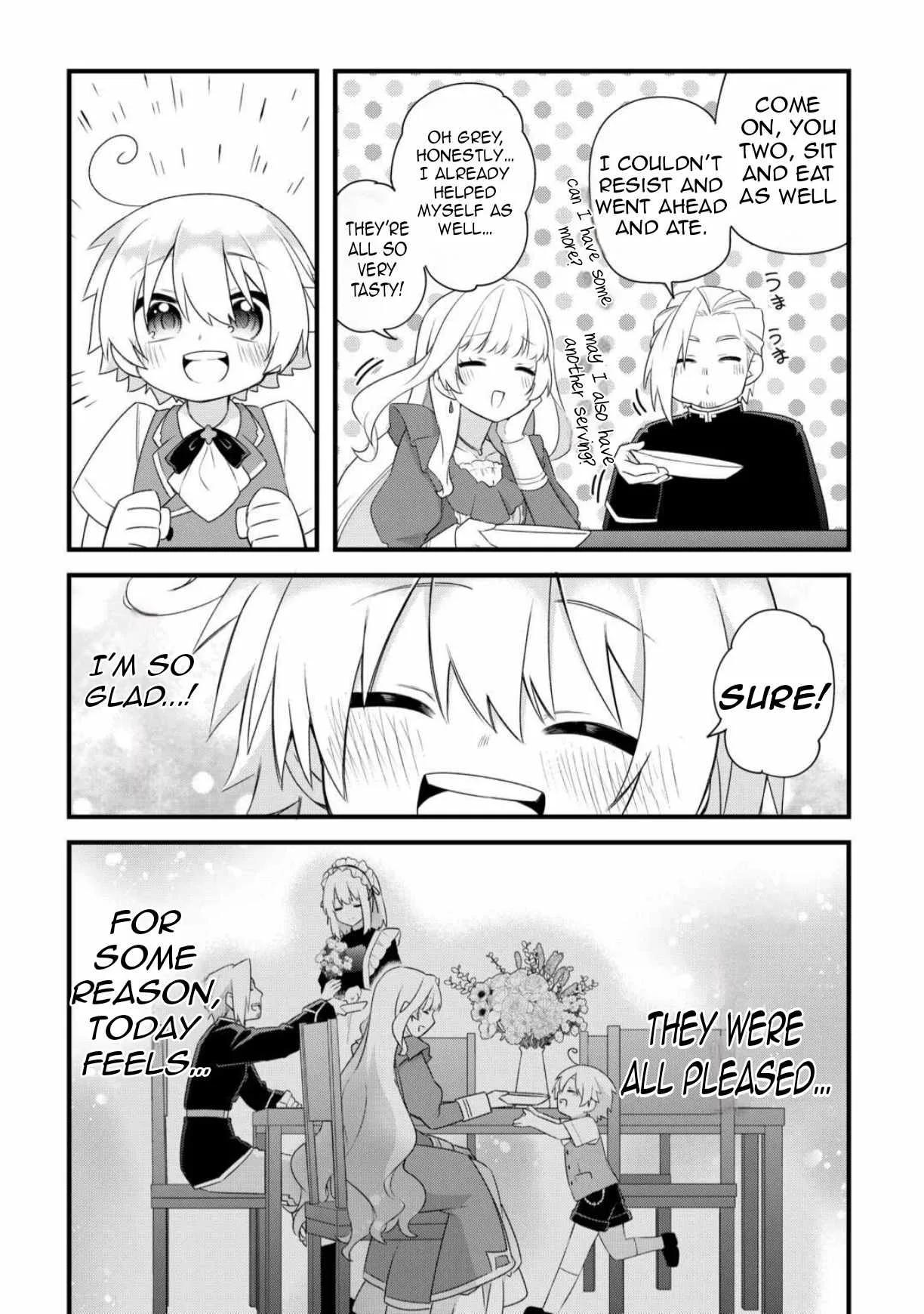 Zensei de Kazoku ni Megumarenakatta Ore, Konyo de wa Yasashi Kazoku ni Kakomareru Chapter 7 page 33