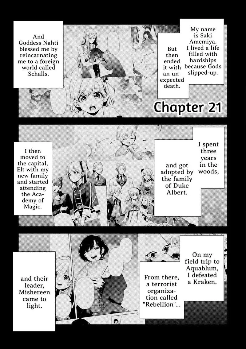 Zensei de Tsurai Omoi o Shita no de, Kamisama ga Shazai ni Kimashita Chapter 21 page 1