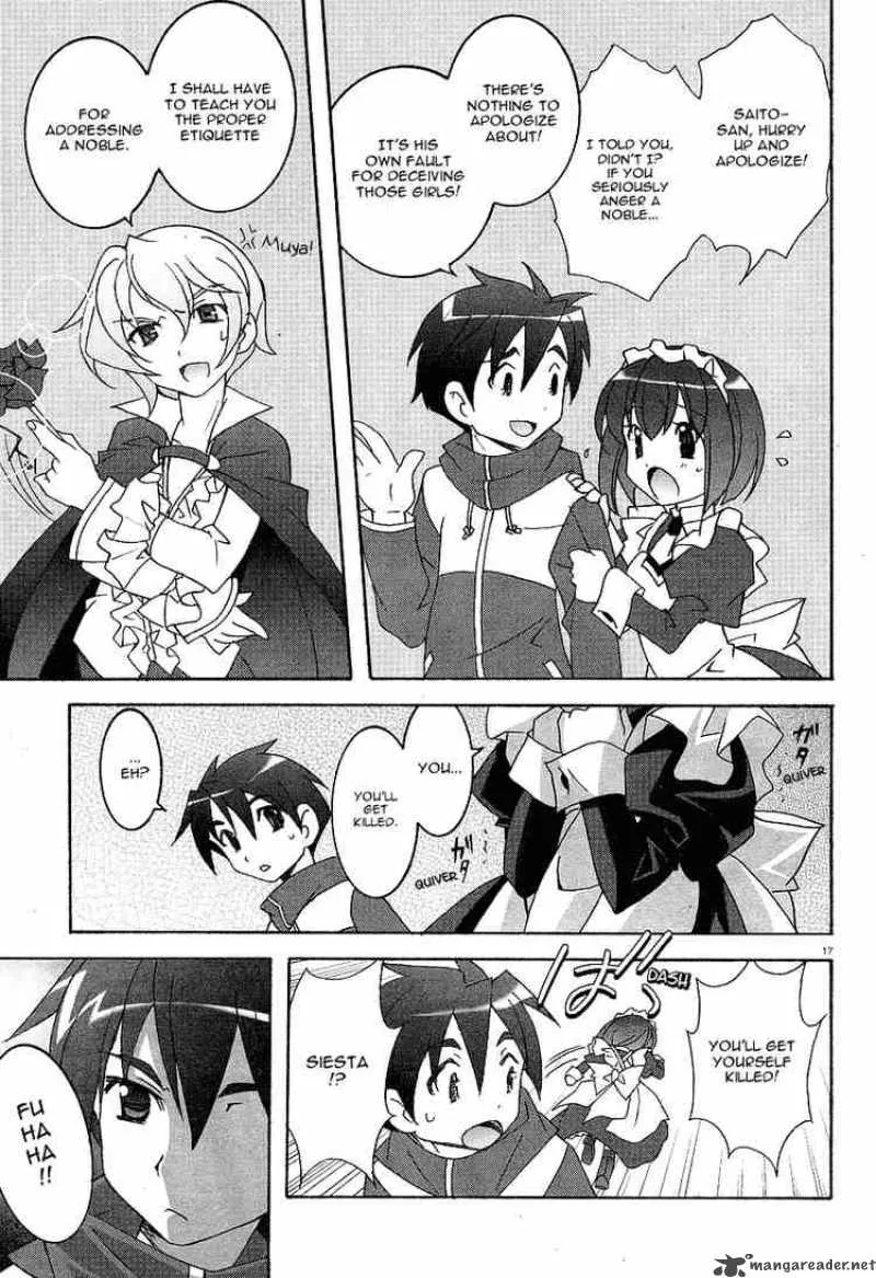 Zero No Tsukaima Chapter 3 page 17