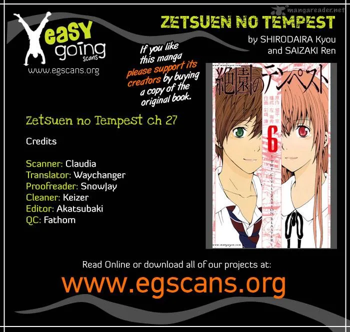 Zetsuen no Tempest Chapter 27 page 1