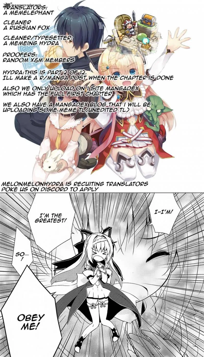 Zettai ni Hatarakitakunai Dungeon Master ga Damin wo Musaboru made Chapter 2 page 1