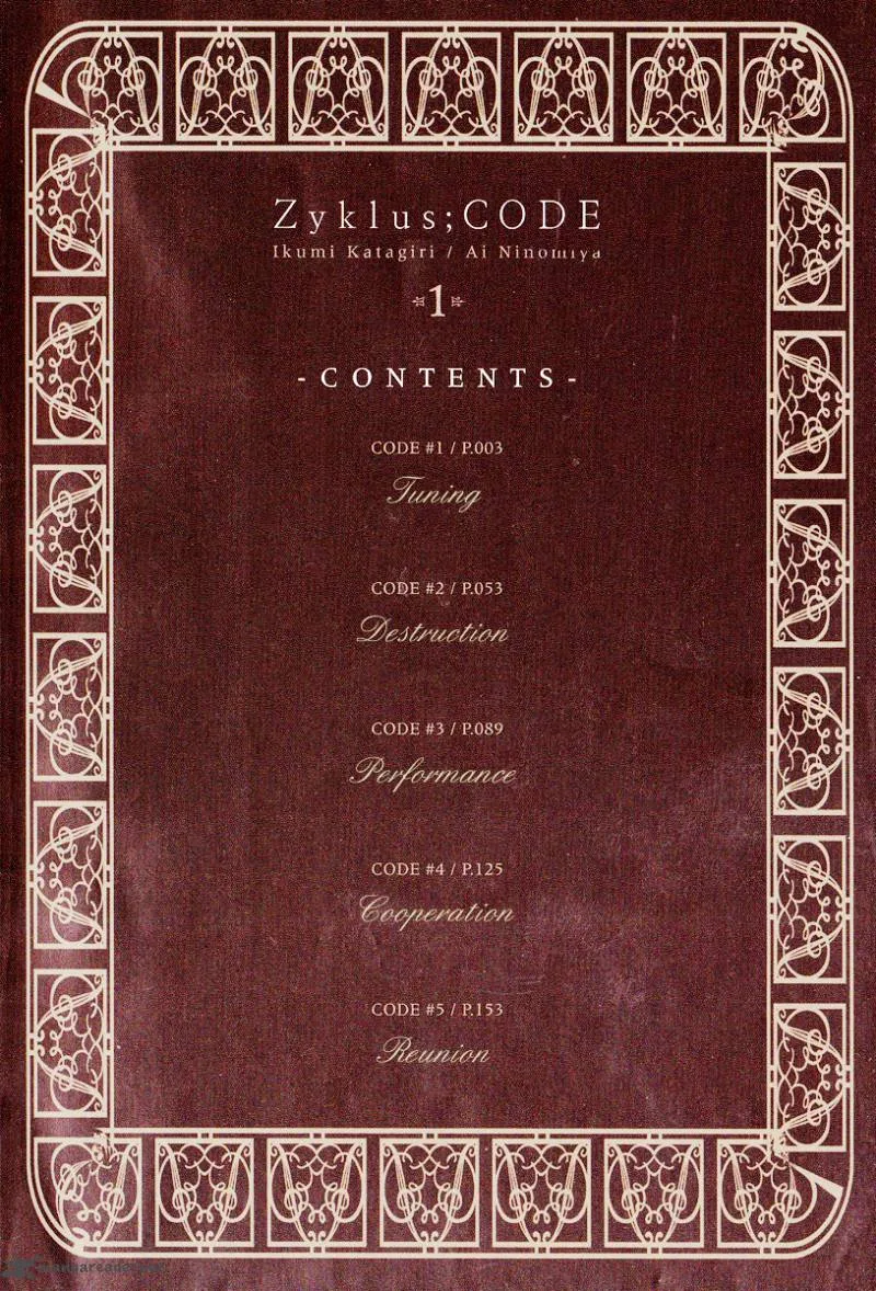 Zyklus;Code Chapter 1 page 4